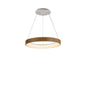 Mantra Fusion Niseko Ring Pendant 45cm 32W LED, 3000K-6000K Tuneable, 2560lm, Remote Control, Wood, 3yrs Warranty