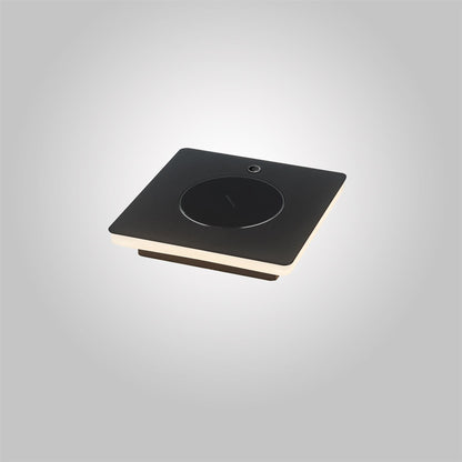 Mantra Fusion Zanzibar Table Lamp with Mobile Phone Induction Charger, 6W LED, 3000K, 450lm, Sand Black, 3yrs Warranty