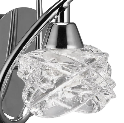 Mantra Maremagnum Wall Light Switched 1 Light G9, Polished Chrome