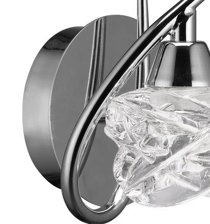 Mantra Maremagnum Wall Light Switched 1 Light G9, Polished Chrome
