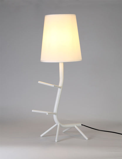Mantra Centipede Table Lamp with Shade, 1 x E27, White