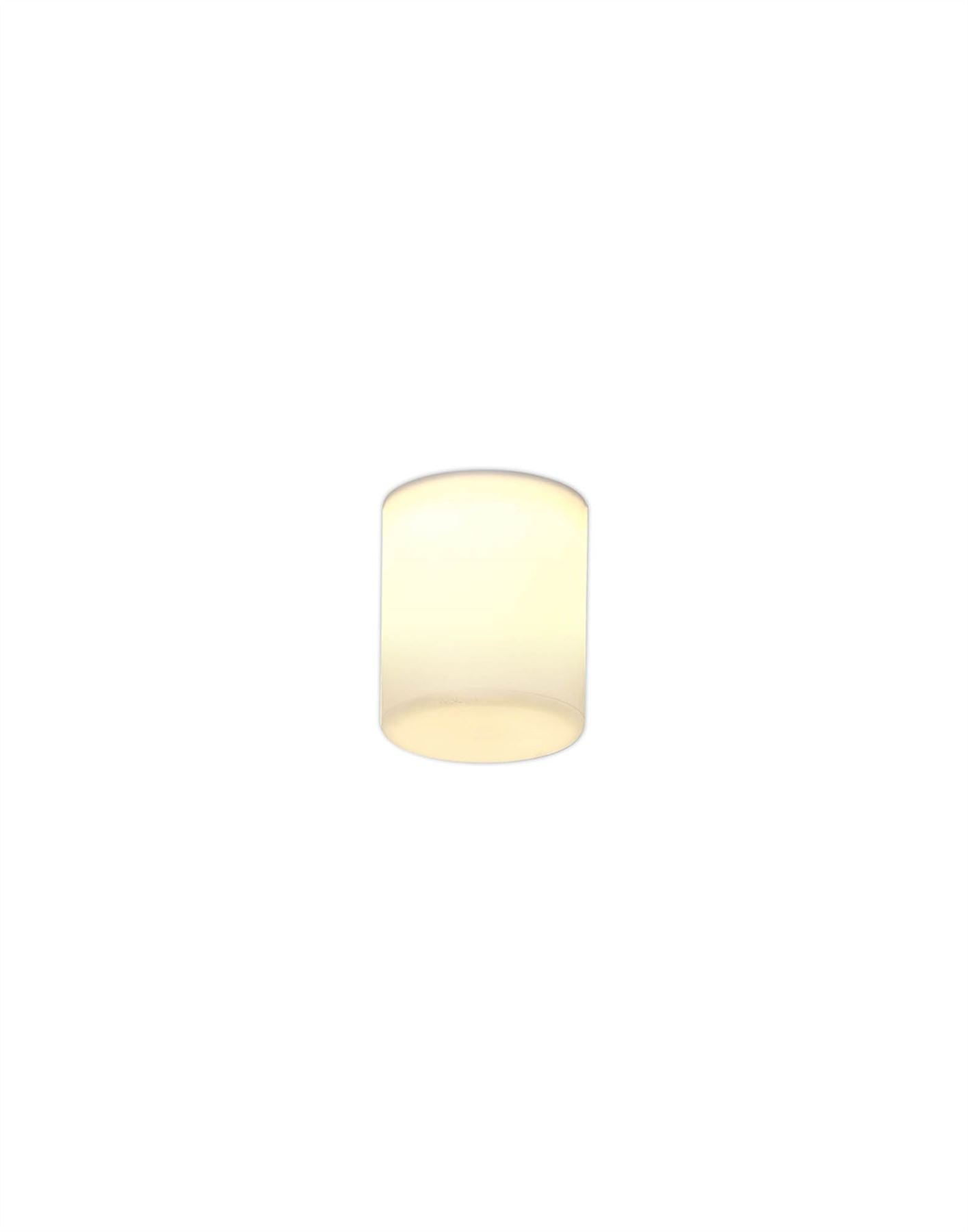 Mantra Fusion Glaciar Spotlight 10cm, IP44, 9W LED, 4000K, 700lm, White, 3yrs Warranty