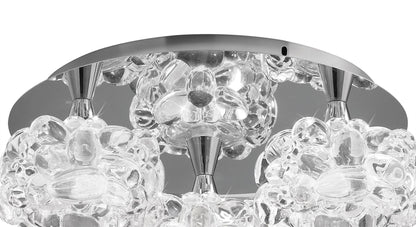 Mantra M3925 O2 Ceiling 3 Light G9 Small, Polished Chrome