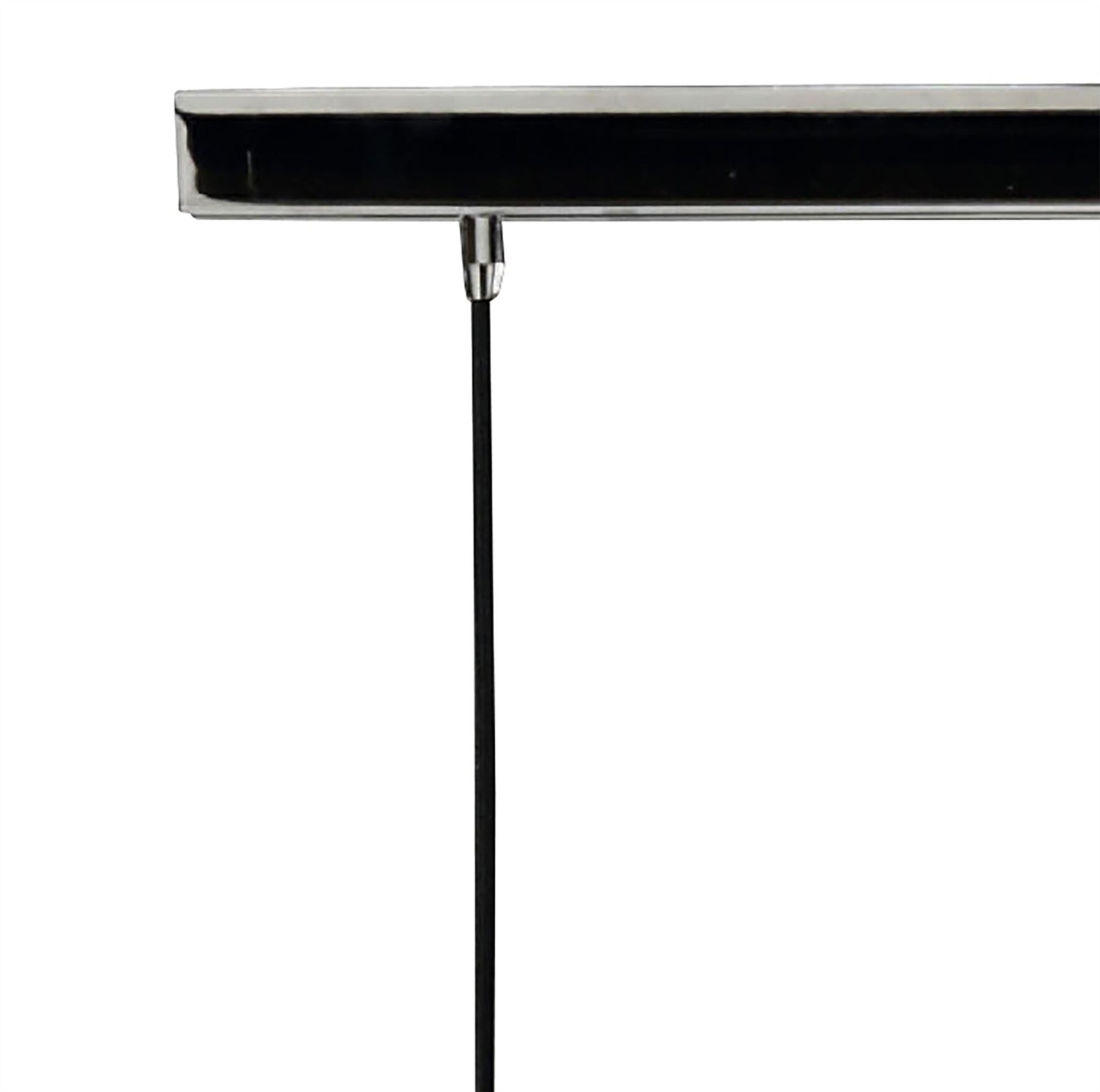 Mantra Lupin Linear Pendant 2 Light E27 Line, Gloss White/White Acrylic/Polished Chrome, CFL Lamps INCLUDED