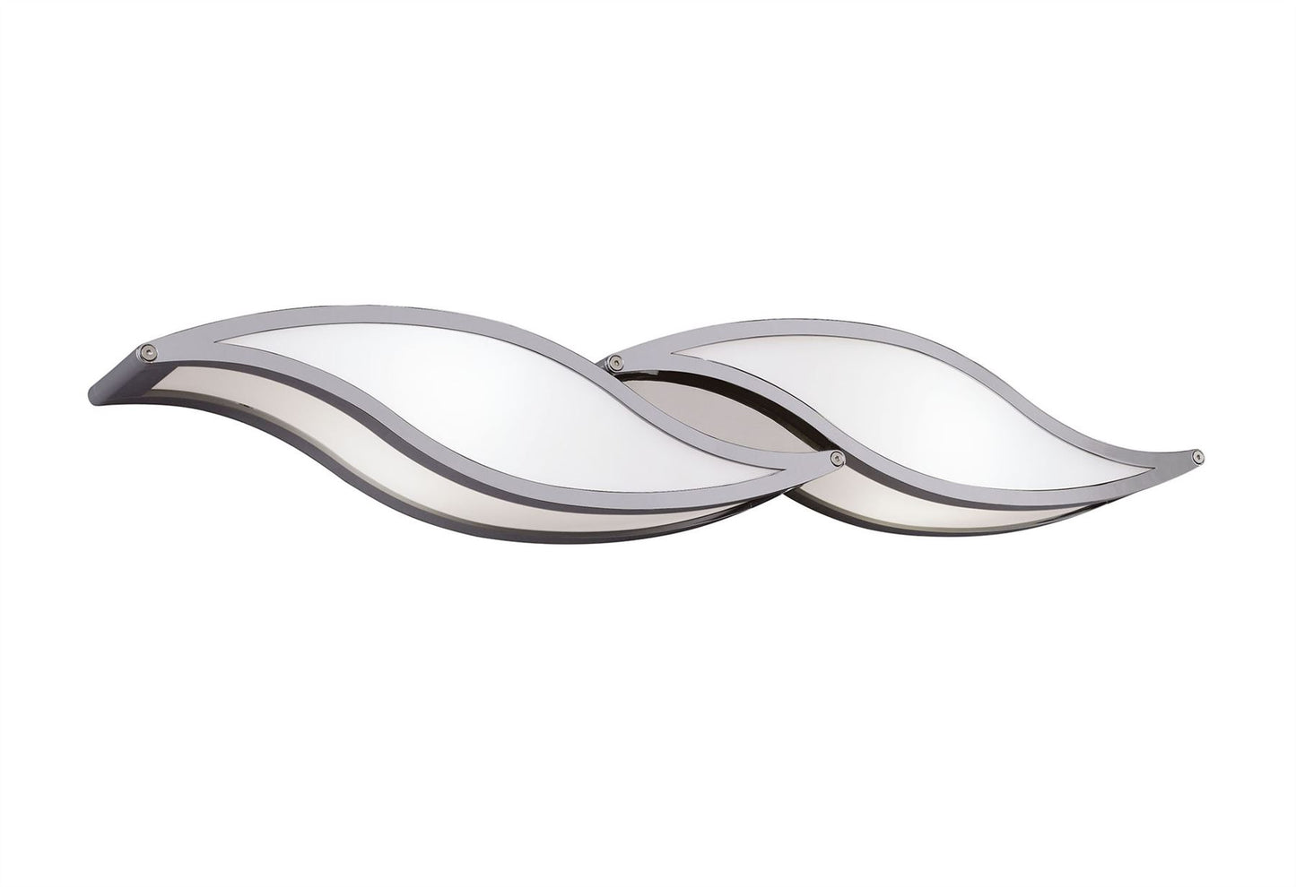 Mantra Sintesys GU10 Sintesys Wall Light GU10 2 Light Small Polished Chrome, CFL Lamps INCLUDED