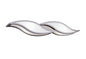 Mantra Sintesys GU10 Sintesys Wall Light GU10 2 Light Small Polished Chrome, CFL Lamps INCLUDED