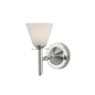 Diyas Kristina Wall Light 1 Light G9 Polished Chrome/Opal Glass