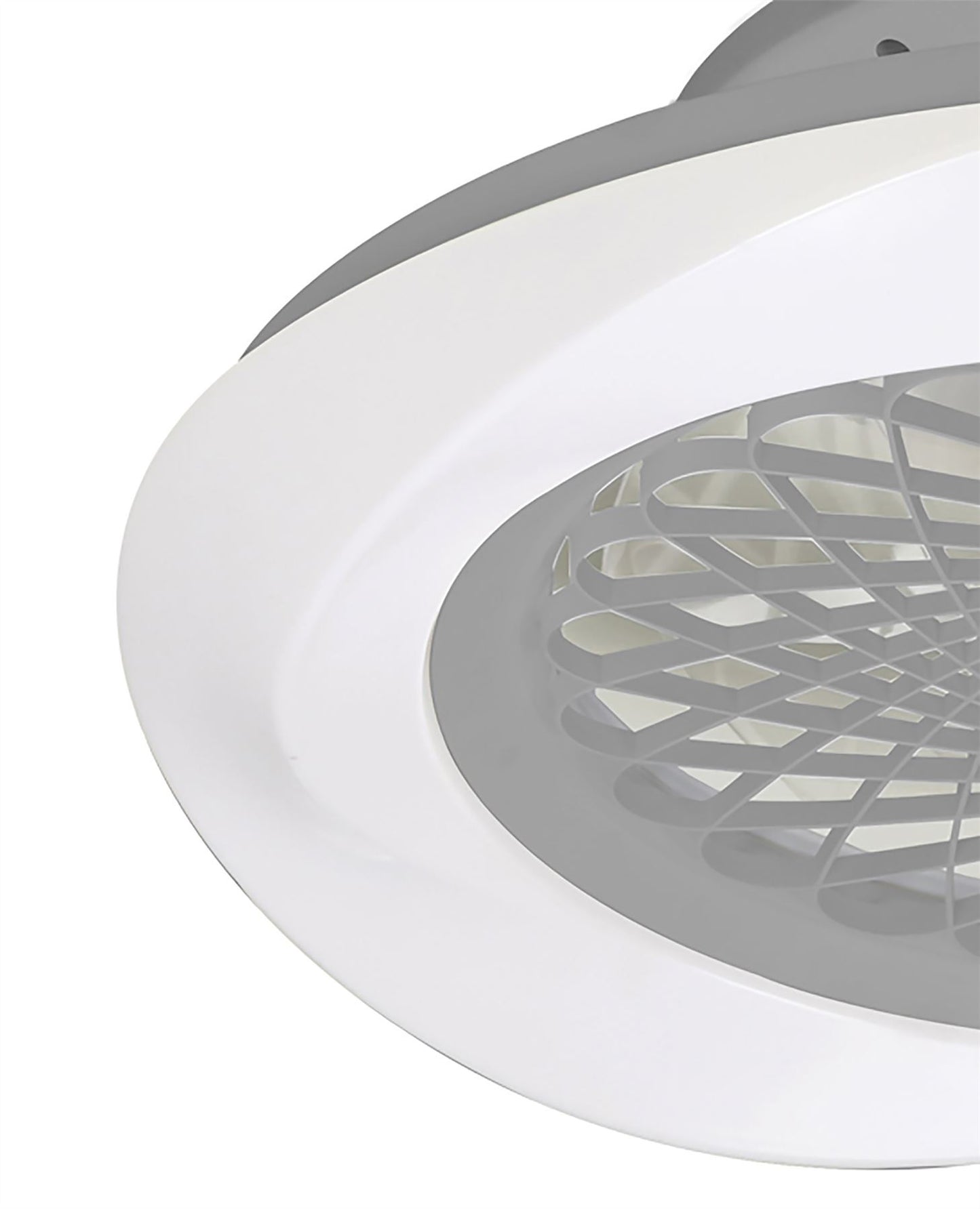 Boreal 62cm 70W LED Dimmable Ceiling Light With Built-In 35W DC Reversible Fan, Silver Finish C/W Remote Control, 4200lm