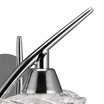 Mantra Maremagnum Wall Light Switched 1 Light G9, Polished Chrome