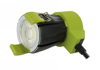 Dlux Bazi, 10W, 350mA Fire Rated Downlight, Dimmable LED Engine, TRIM REQUIRED, Cut Out: 70mm, 760lm, 38° Deg, 2700K, IP65/54, DRIVER INC., 5yrs Warranty