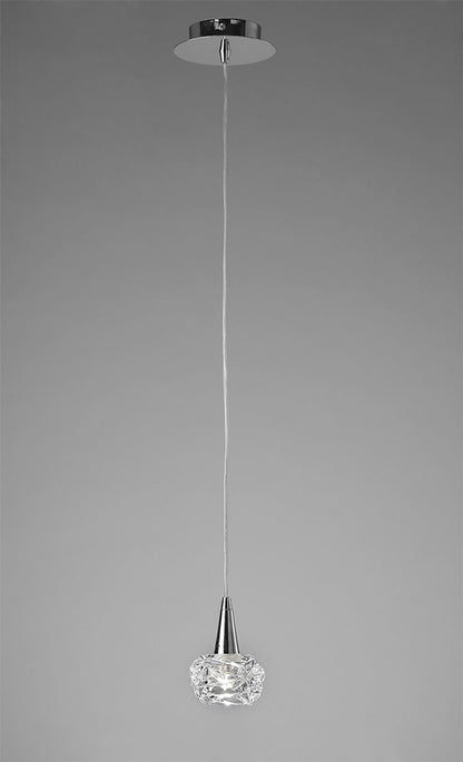 Mantra M3946 Maremagnum Pendant 1 Light G9, Polished Chrome