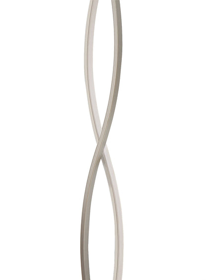 Mantra M4866 Sahara XL Floor Lamp 28W LED 3000K, 2200lm, Dimmable Silver/Frosted Acrylic/Polished Chrome, 3yrs Warranty