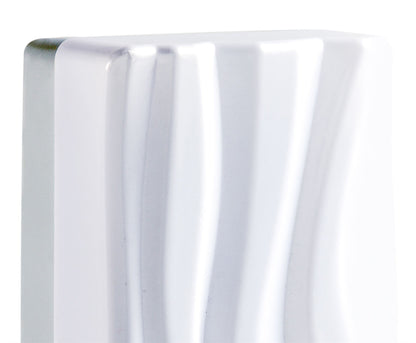 Mantra M5047 Arena Wall Light 12W LED White IP44 3000K, 720lm, Polished Chrome/White Acrylic, 3yrs Warranty