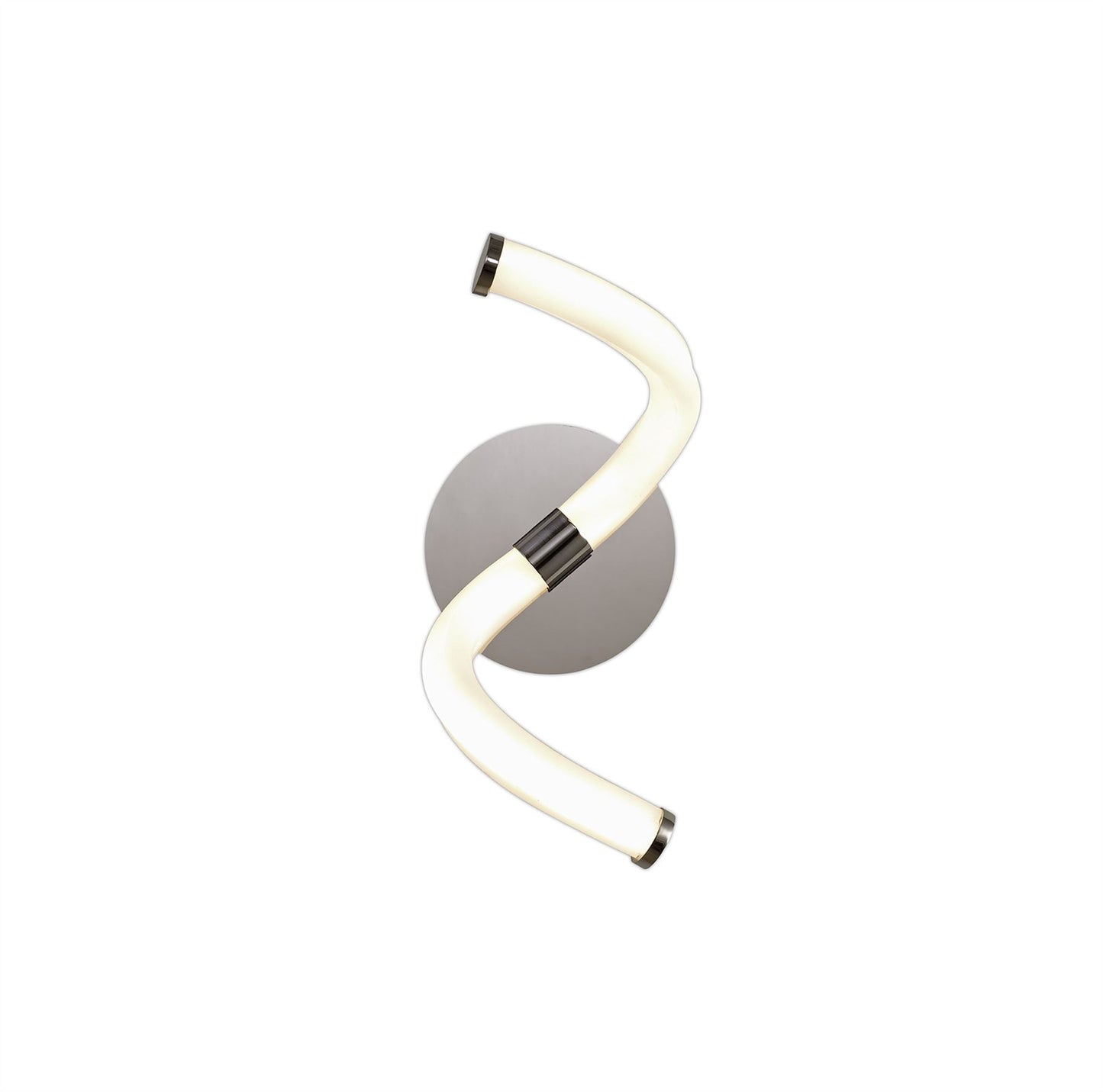 Mantra Nur II Switched Wall Light, 12W LED, 3000K, 900lm, IP20, Chrome, 3yrs Warranty