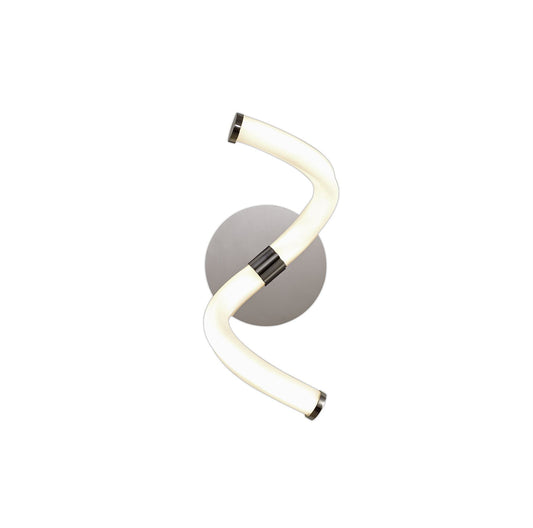 Mantra Nur II Switched Wall Light, 12W LED, 3000K, 900lm, IP20, Chrome, 3yrs Warranty