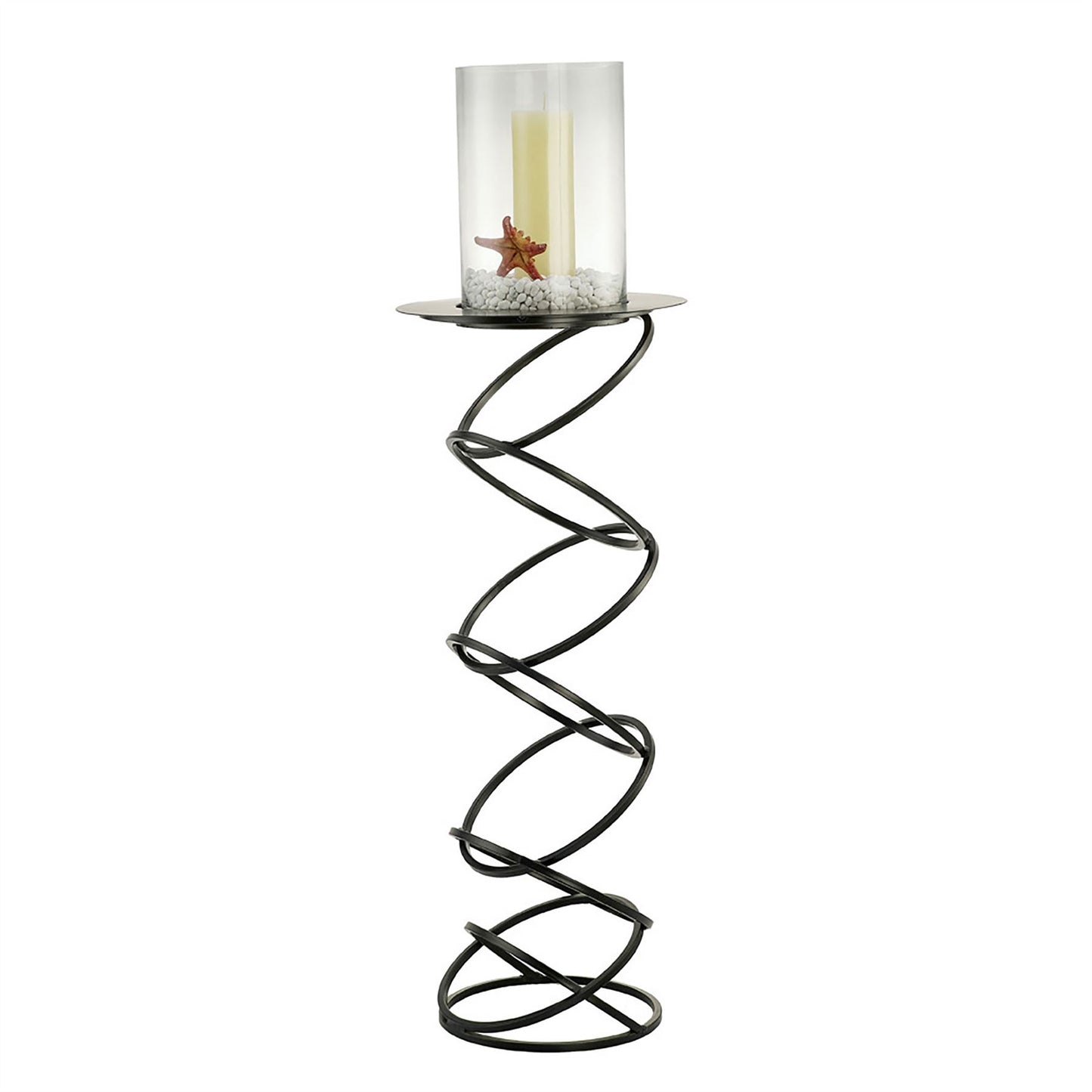 Diyas Home (DH) Zodiac Floor Lamp Candle Holder 117cm Black