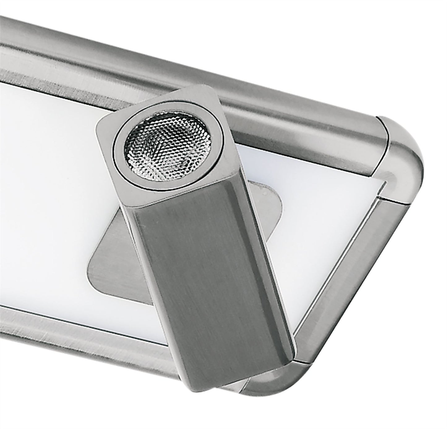 Mantra M5254 Ibiza Ceiling Light, Wall 2 Head with Backlit Light 20W LED Satin Nickel 4000K, 1500lm,, 3yrs Warranty