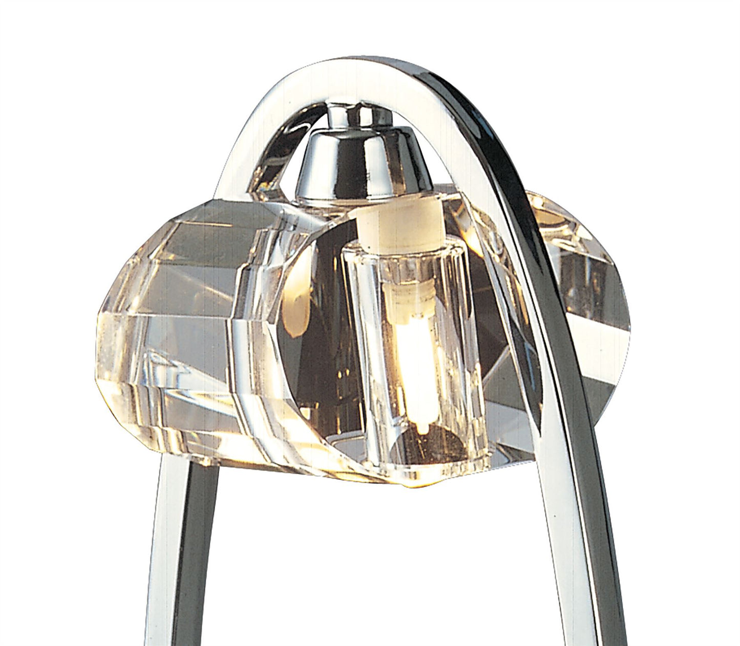Mantra M0425 Alfa Large Table Lamp 1 Light G9, Polished Chrome