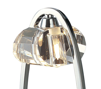 Mantra M0425 Alfa Large Table Lamp 1 Light G9, Polished Chrome