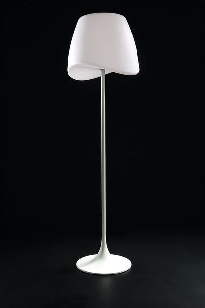 Mantra Cool Floor Lamp 2 Light CFL Outdoor IP65, Matt White/Opal White Item Weight: 22.5kg