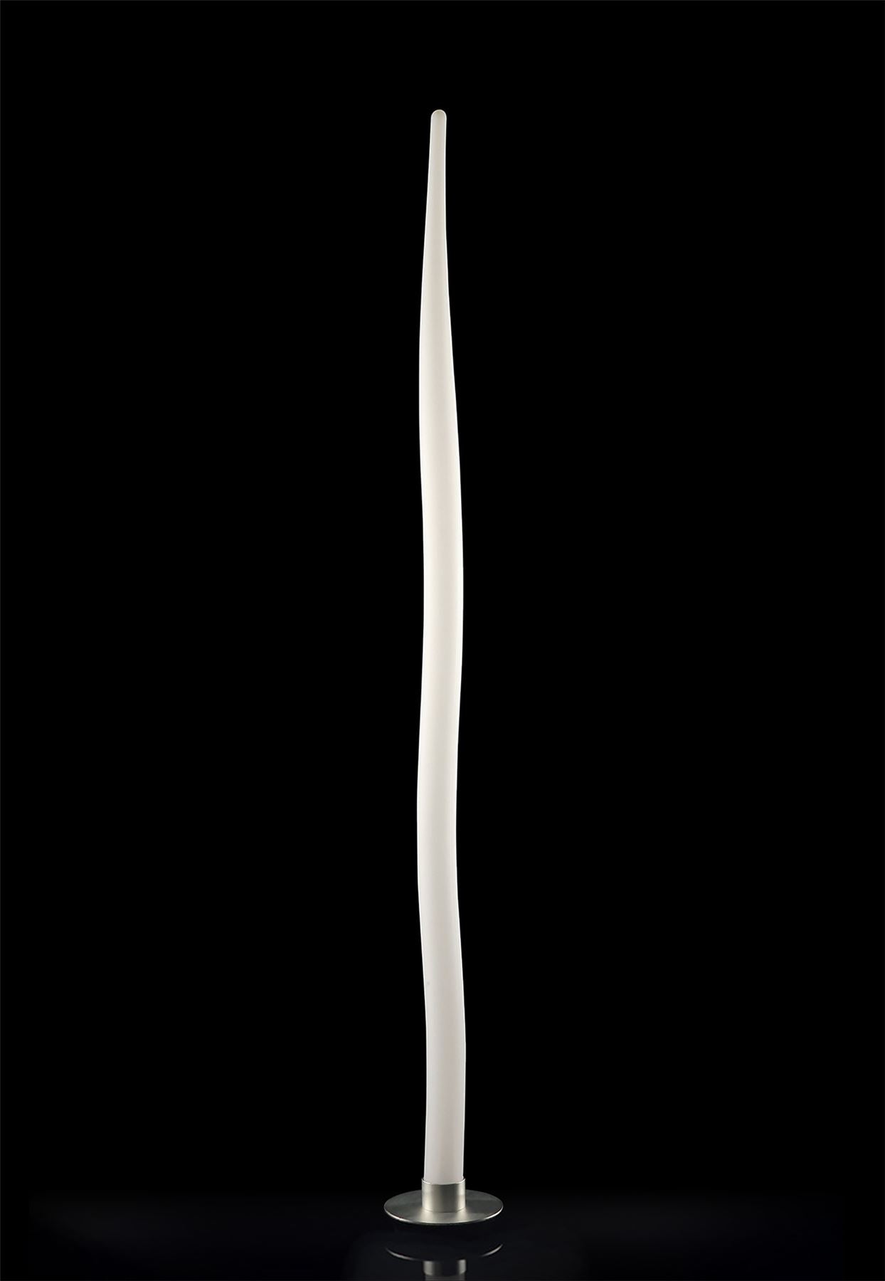 Mantra Estalacta Floor Lamp 1 Light GU10 Indoor/Outdoor IP44, Silver/Opal White