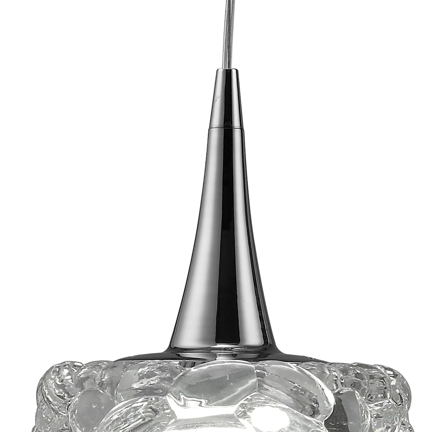 Mantra M3931 O2 Linear Pendant 3 Light E27 Line Large, Polished Chrome