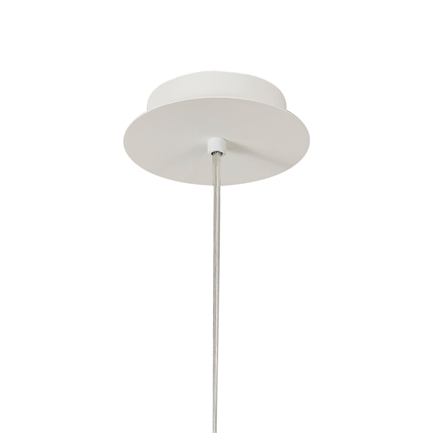 Mantra Galaxia 12cm Pendant Square, 1 Light E27, White/White Cement