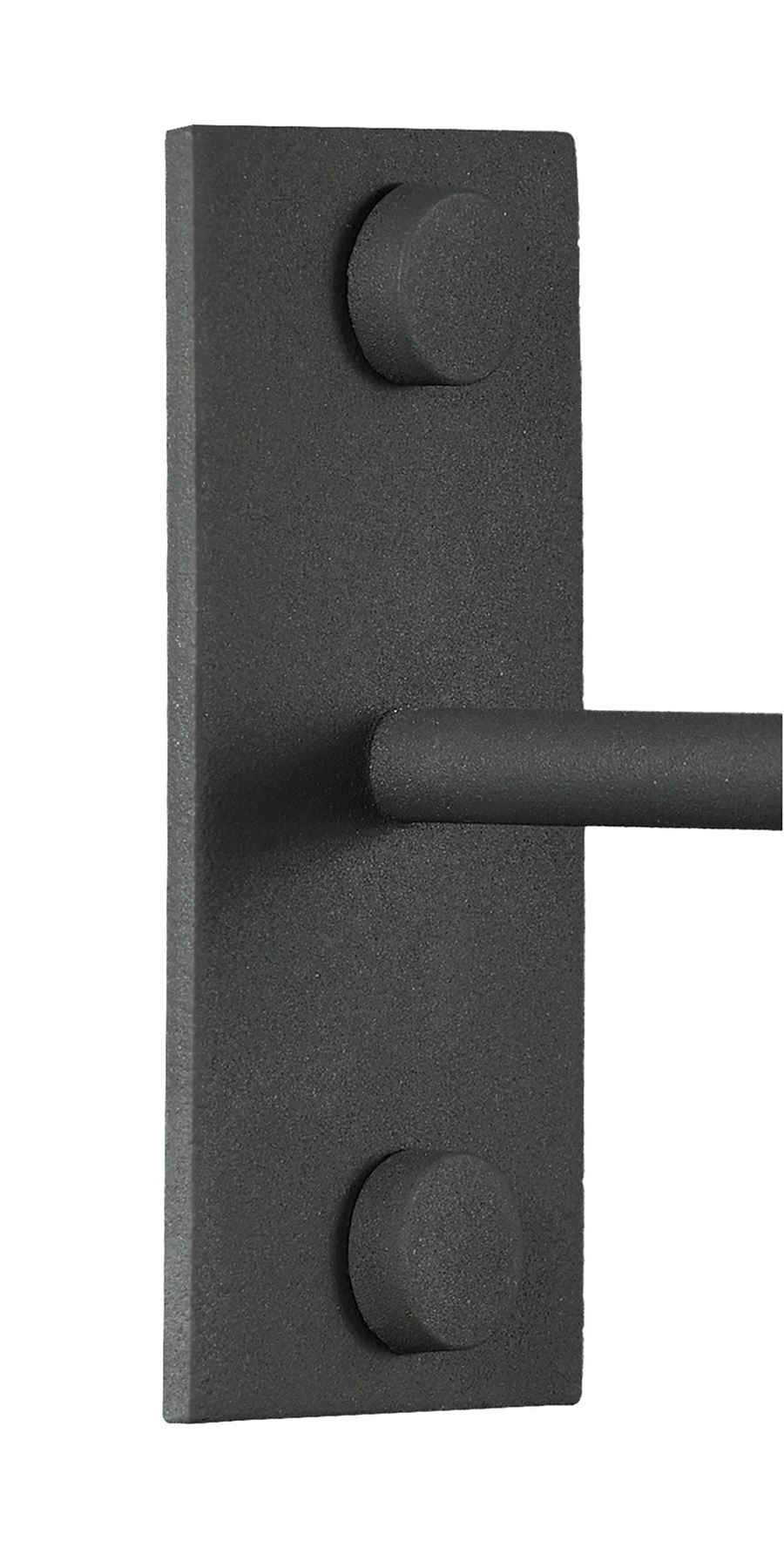 Mantra Fusion Kinke Hook Plate Anthracite, 2yrs Warranty Exterior