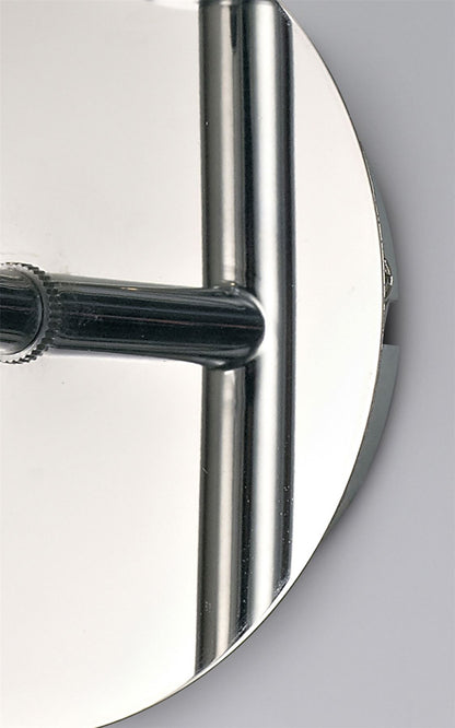 Deco Avalon 1 Light G9 Wall Light, Polished Chrome with Clear Prismatic Glass