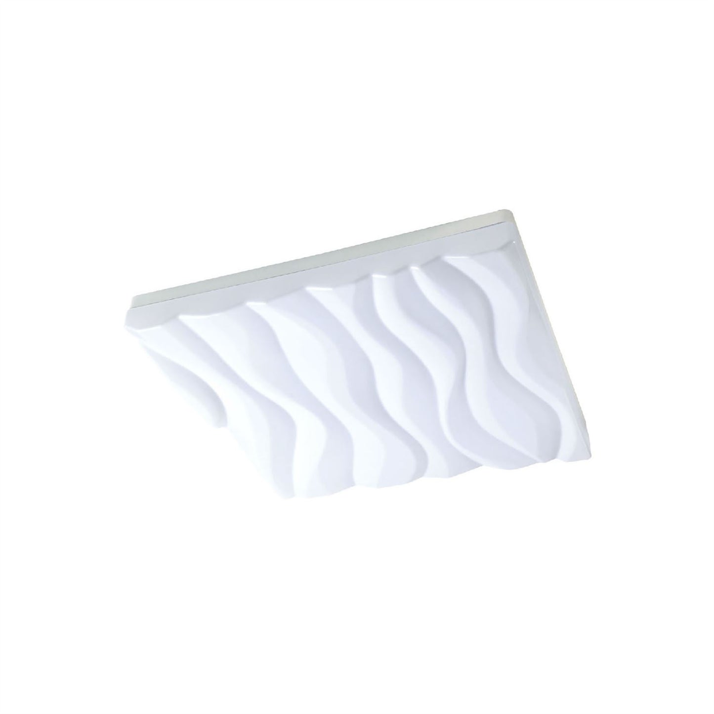 Mantra M5043 Arena Ceiling/Wall Light Large Square 45W LED IP44 3000K, 4050lm, Matt White/White Acrylic, 3yrs Warranty