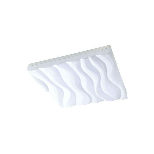Mantra M5043 Arena Ceiling/Wall Light Large Square 45W LED IP44 3000K, 4050lm, Matt White/White Acrylic, 3yrs Warranty