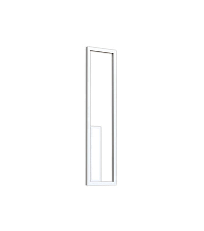 Mantra Boutique Rectangle Wall Light, Dimmable, 40W LED, 3000K, 2250lm, White, 3yrs Warranty