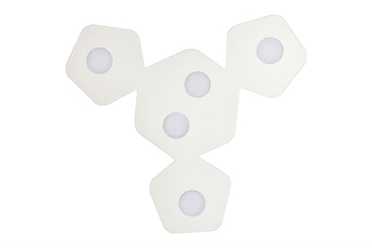 Mantra Area Ceiling Light, 5 x GX53 (Max 9W, Not Included), Sand White