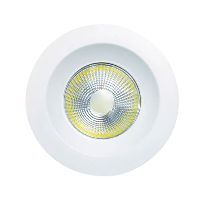 Mantra Fusion Basico COB Downlight 9.5cm Round 5W COB LED 4000K, 450lm, Matt White, Driver Included, 3yrs Warranty