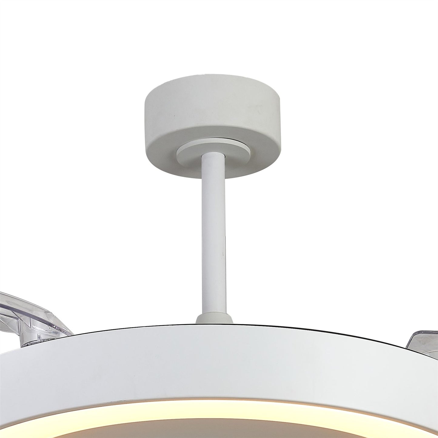 Niseko Fan L 62cm 40W LED Dimmable Ceiling Light With Built-In 40W DC Fan, 2700-5000K Remote Control, 4400lm, White, 5yrs Warranty
