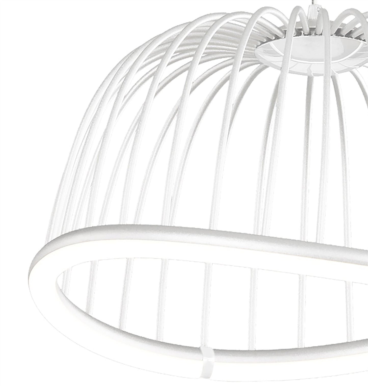 Mantra Celeste Pendant 41cm Round, 20W LED, 3000K, 1400lm, White, 3yrs Warranty