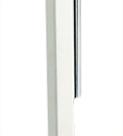 Mantra M5320 Habana Table Lamp Telescopic WITHOUT SHADE 1 Light E27, Matt White/Polished Chrome