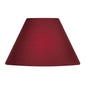 Oaks Lighting S501/5 Cotton Coolie Lampshade 140mm - Clip-On Candle Light Shade - Wine