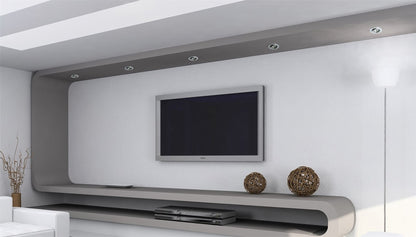 Deco Hudson GU10 Adjustable Downlight Polished Chrome (Lamp Not Included), Cut Out: 84mm