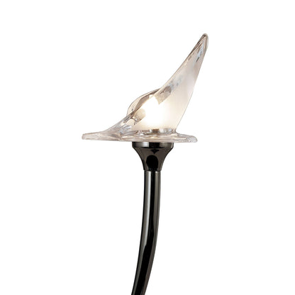 Mantra Flavia Table Lamp 1 Light G9, Black Chrome