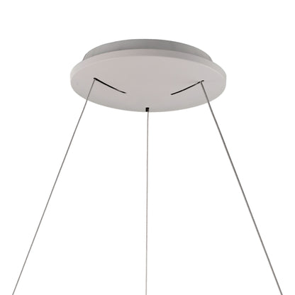 Mantra Fusion Niseko Ring Pendant 45cm 32W LED, 3000K-6000K Tuneable, 2560lm, Remote Control, Wood, 3yrs Warranty