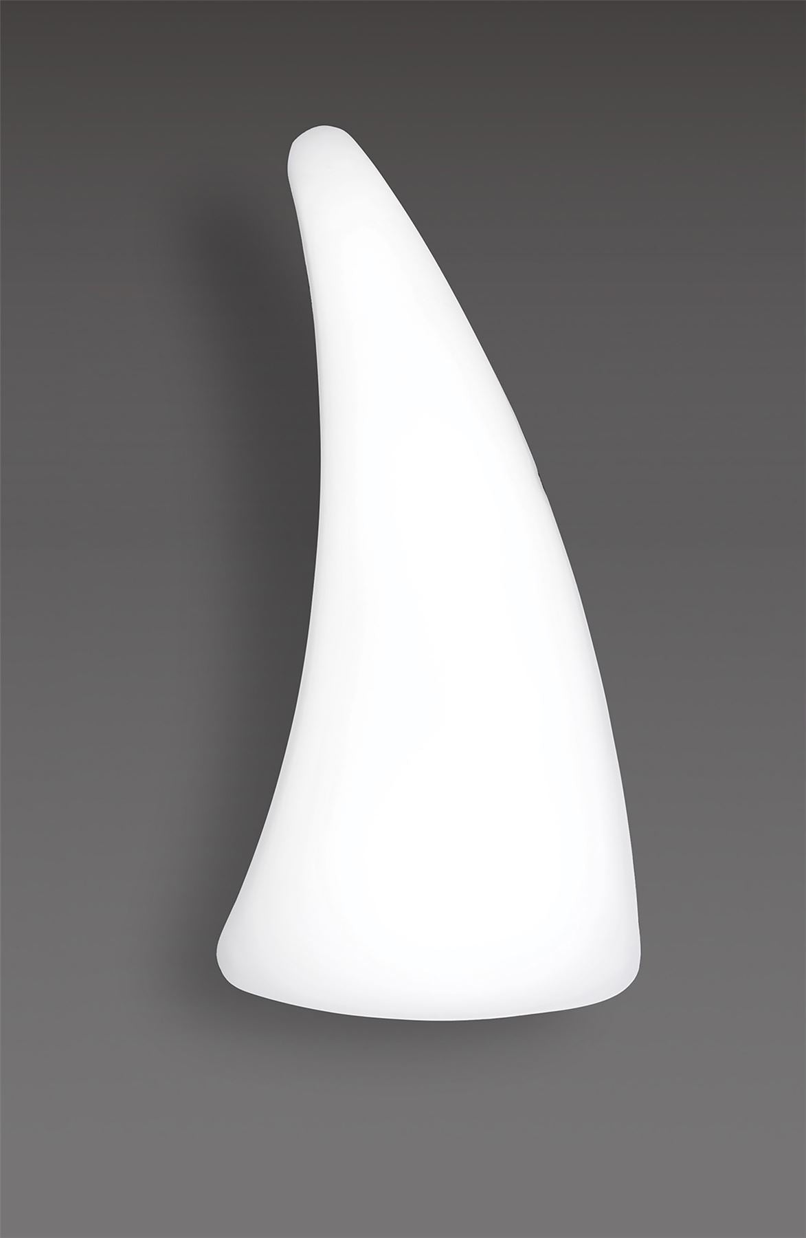Mantra Mistral LED M3809 Mistral Wall Light Left 6W LED 3000K, 540lm, Polished Chrome/Frosted Acrylic, 3yrs Warranty