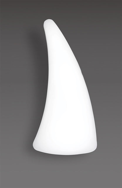 Mantra Mistral LED M3809 Mistral Wall Light Left 6W LED 3000K, 540lm, Polished Chrome/Frosted Acrylic, 3yrs Warranty