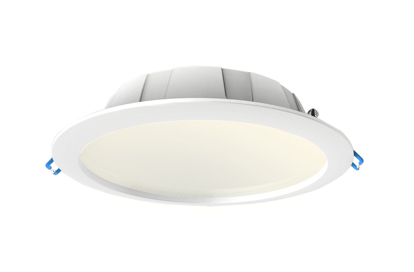 Mantra Fusion Fusion M6392 Graciosa 18cm Round LED Downlight, 15.3W, 3000K, 1100lm, White, Cut Out 150mm, IP44, 3yrs Warranty