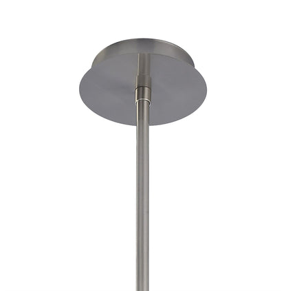 Mantra M1857 Ice Linear Pendant 4 Light G9 ECO Bar, Satin Nickel
