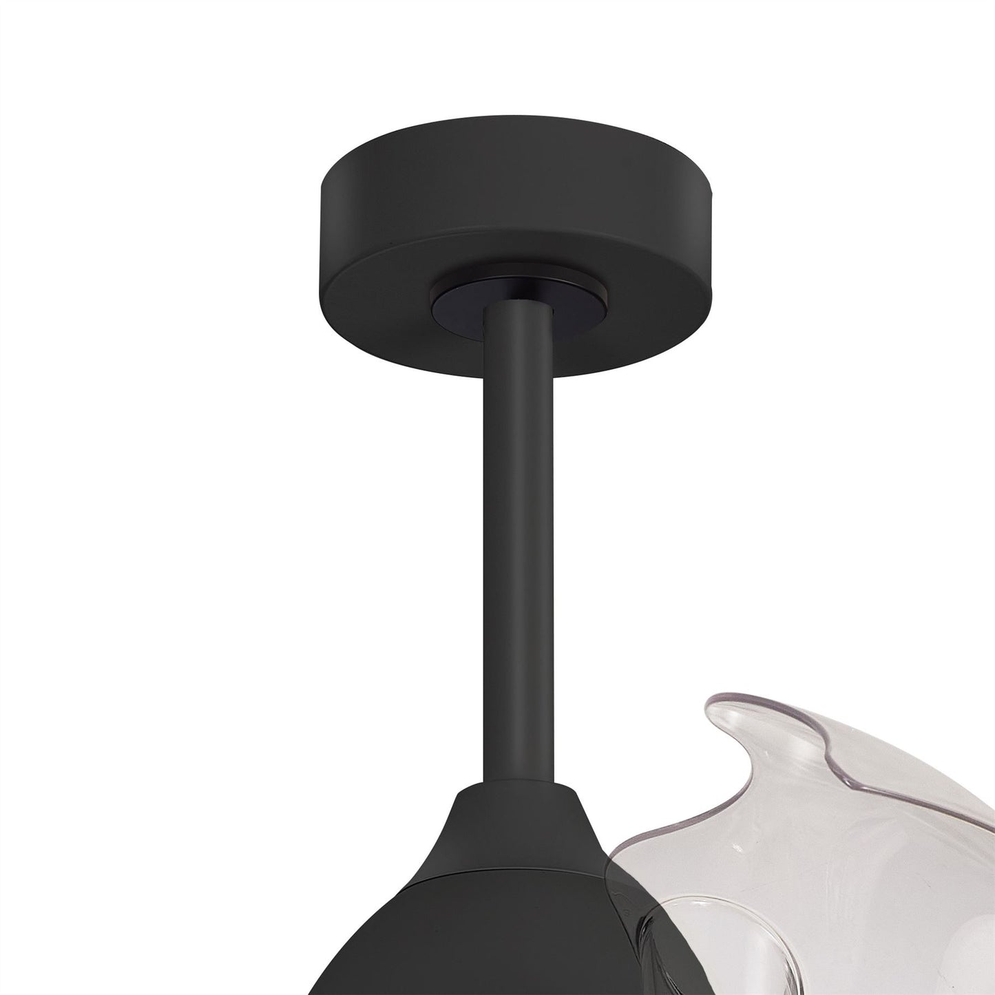 Alaska 43cm 45W LED Dimmable Ceiling Light With Built-In 25W DC Fan, 2700-5000K Remote & APP Control, 2500lm, Black, 5yrs Warranty