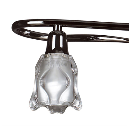 Mantra Amel Telescopic 4 Light L1, SGU10 Bar, Black Chrome, CFL Lamps INCLUDED