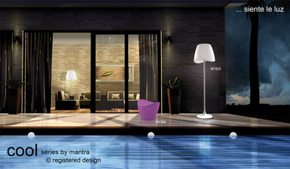Mantra M1506 Cool Stool Rechargeable LED RGB Outdoor IP65, 120lm, Opal White, 2yrs Warranty - M1506 Furniture