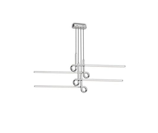 Mantra M6121 Cinto Pendant 42W LED, 3000K, 3360lm, Polished Chrome, 3yrs Warranty