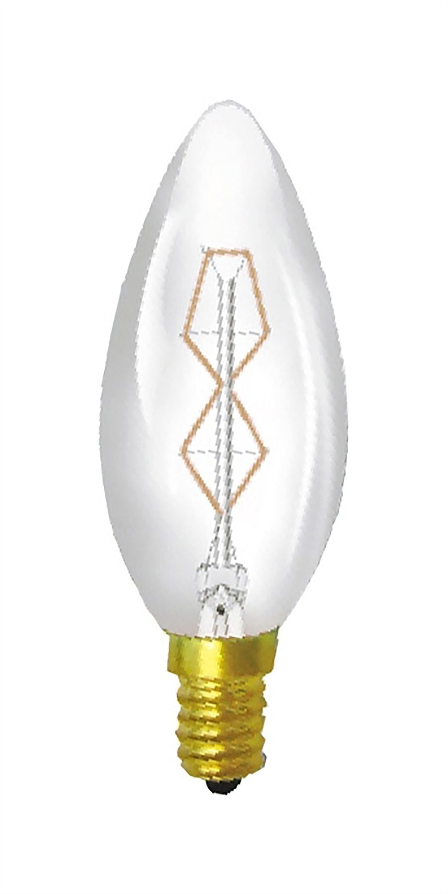 Luxram Rustica Candle/S E14 Tinted 40W Incandescent